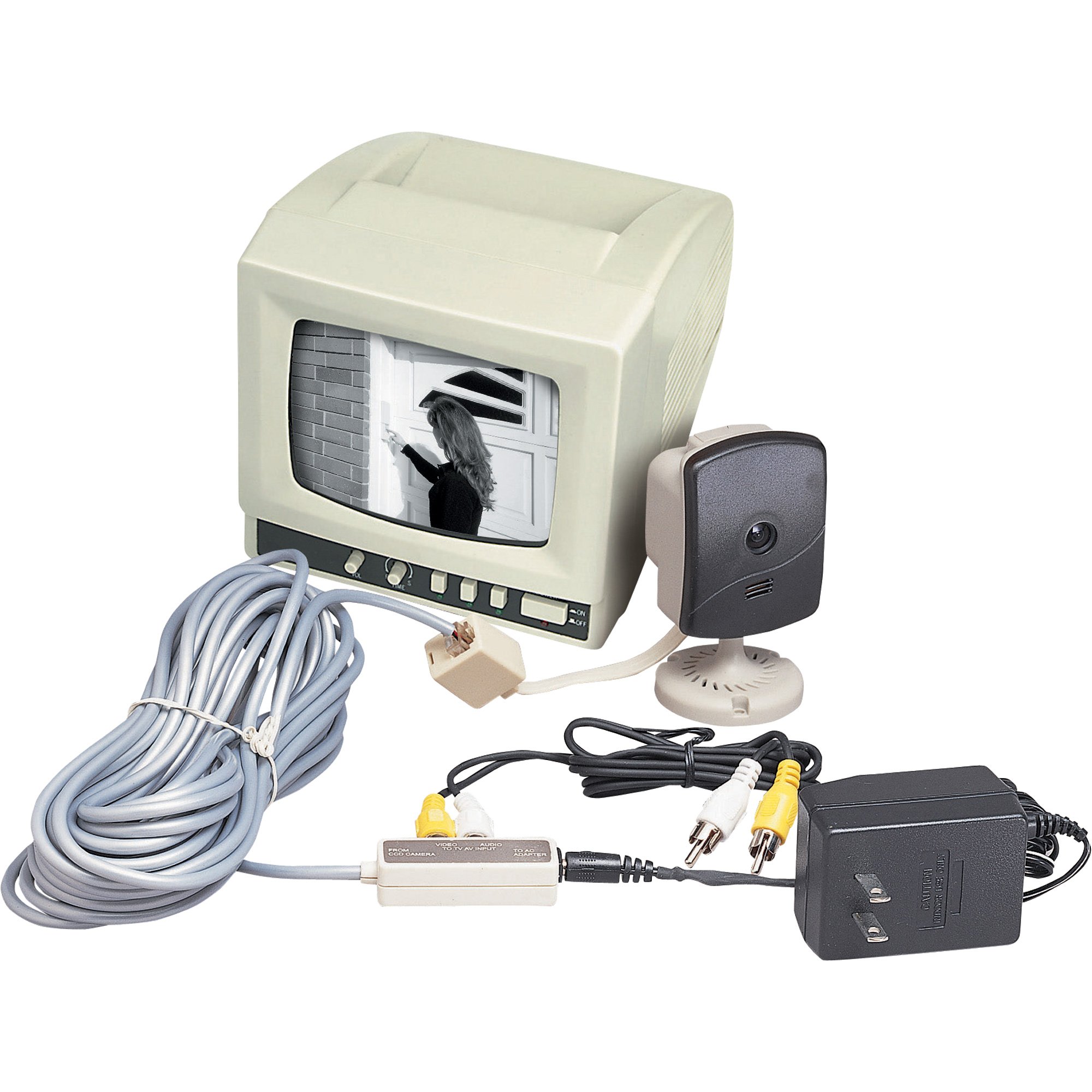 Home TV Security Camera Connects to VCR & TV!